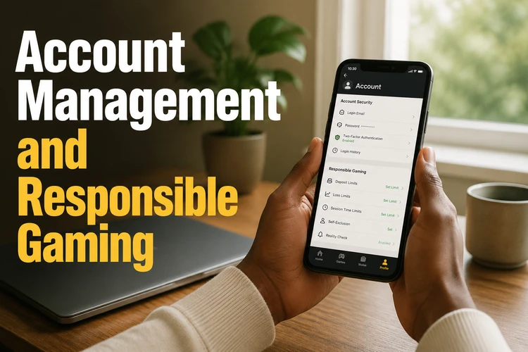 Account Management and Responsible Gaming